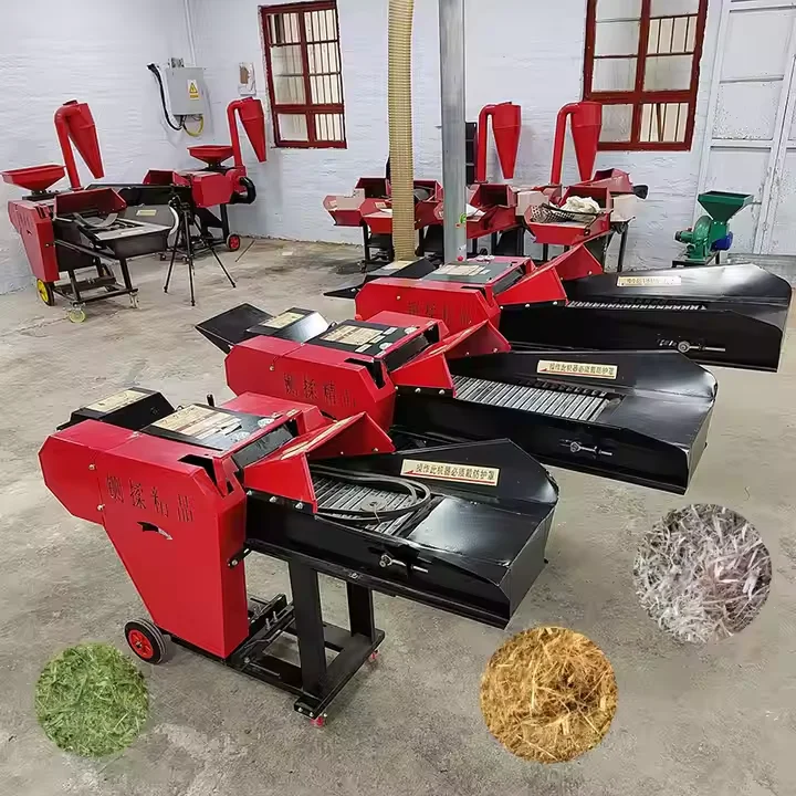 Animal Feed Straw Chopper Corn Stalk Forage Silage Shredder Crusher Farm Grass Chaff Cutter Grinder Cutting Machine Price