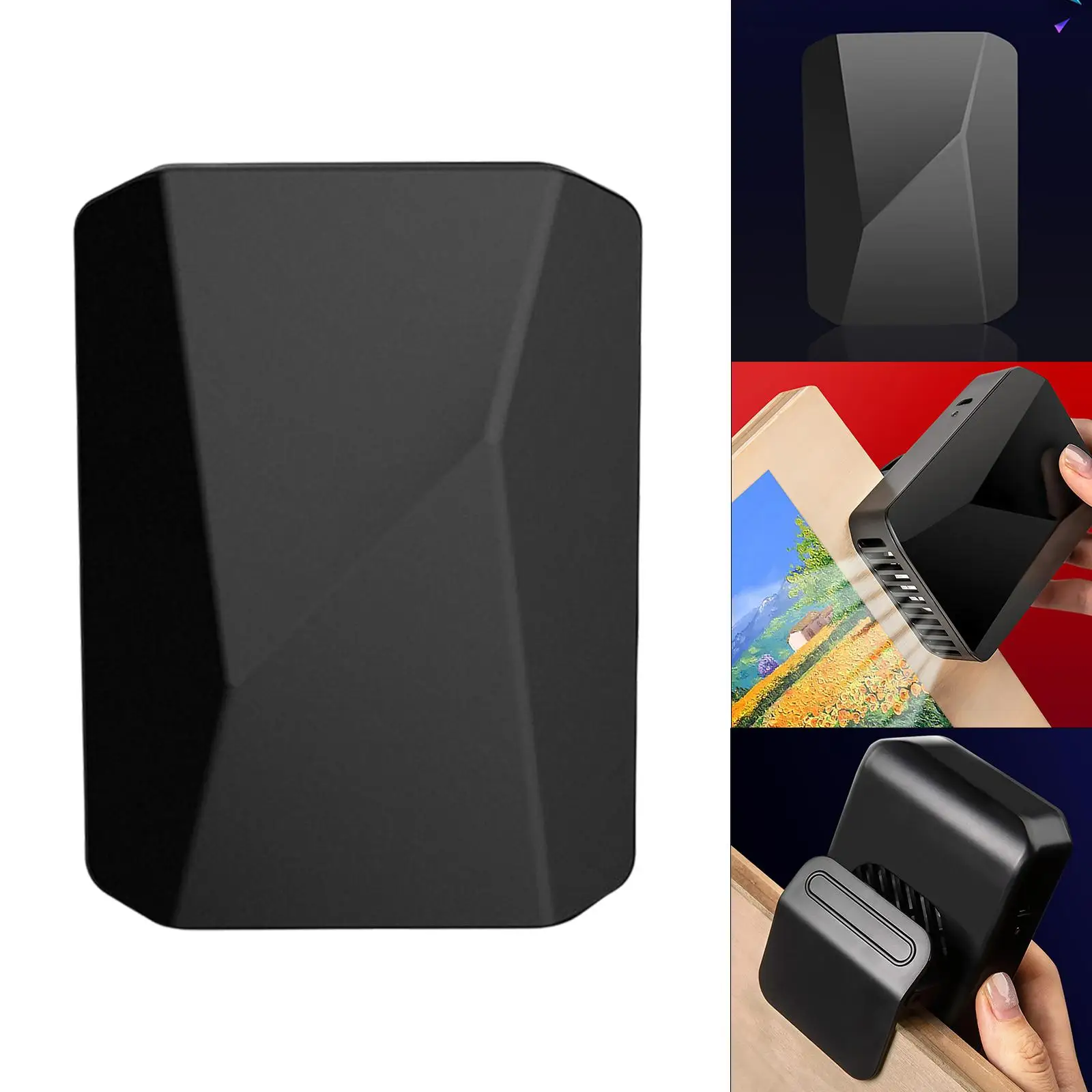 Color Painting Air Dryer Adjustable Speed Watercolor Quick Drying Portable