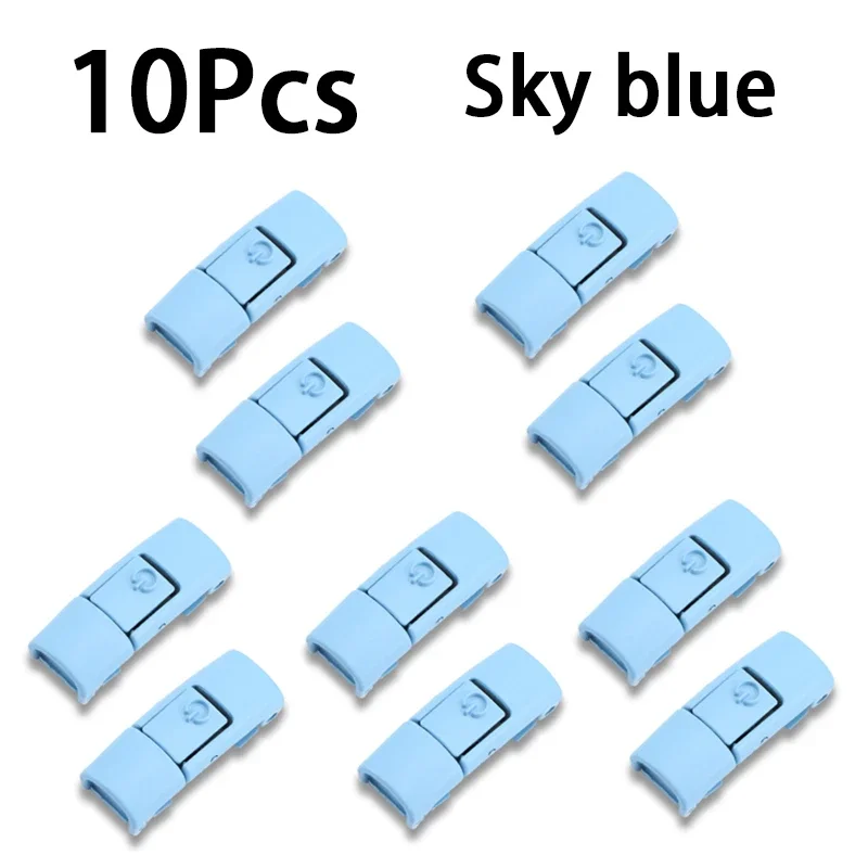 10 Stuks Nieuwe Clip Druk Gesp Schoenveters Kleurrijke Metalen Schoenveter Druk Lock Schoenen Accessoires AF1 Sneakers Kits Metalen Veters Gesp
