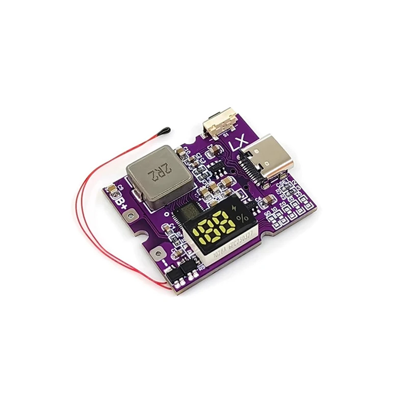 Placa de circuito de módulo de potencia móvil de carga rápida bidireccional, Banco de energía de 22,5 W con soporte USB tipo C Digital/ligero PD/QC