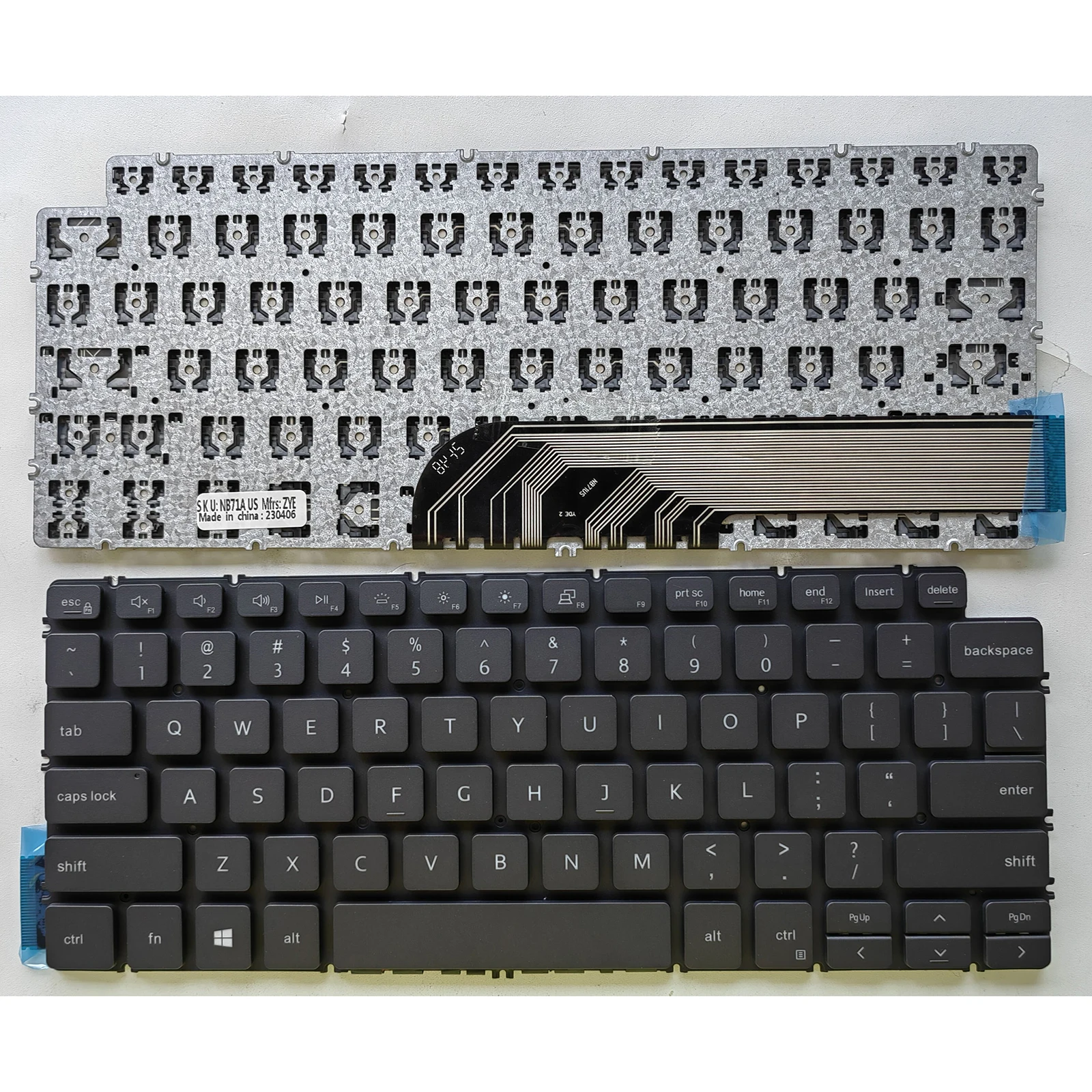 US for Dell Achievement Vostro 14 3000 3400 3401 3405 P132G Laptop Keyboard