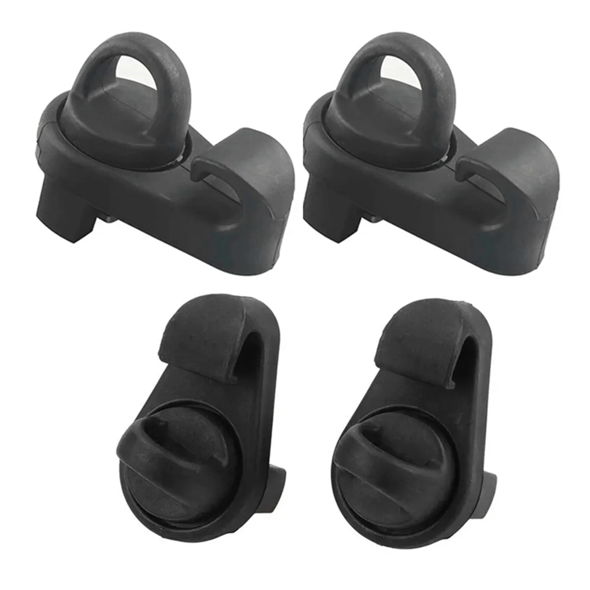 4Pcs Car Body Track Hook for Toyota Tacoma Tundra 2007-2022 Mini Tie Downs Deck Rail Bed