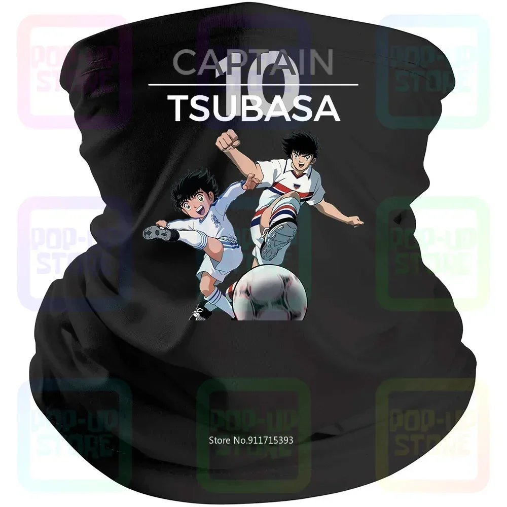 Holly E Benji Captain Tsubasa Cartone Anni 80 Calcio 2 Black Bandana Mask Scarf Neck Gaiter Mouth Cover