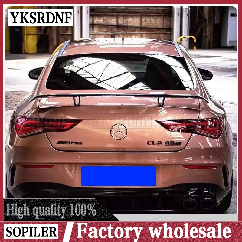 

Задний спойлер багажника для Mercedes Benz C118 CLA Class 2019-2021 кла180 кла200 кла250 кла220 кла35 45 ABS Крыло багажника автомобильный Стайлинг