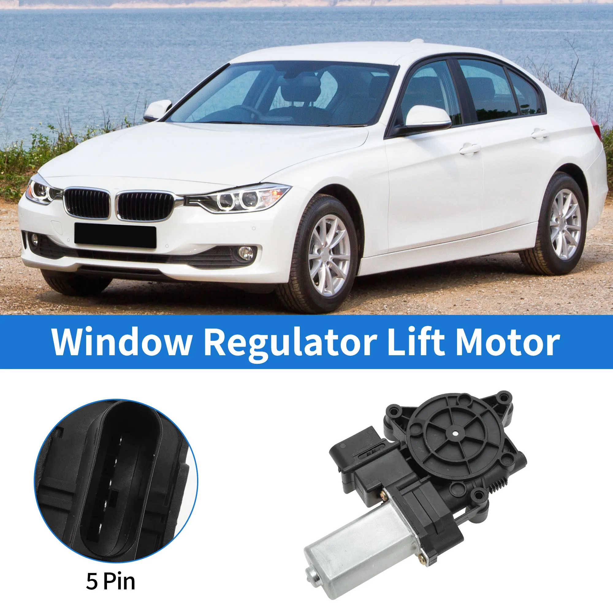

UXCELL No.67622460251 Power Window Regulator Lift Motor for BMW 1 Series 3 Series 116i
