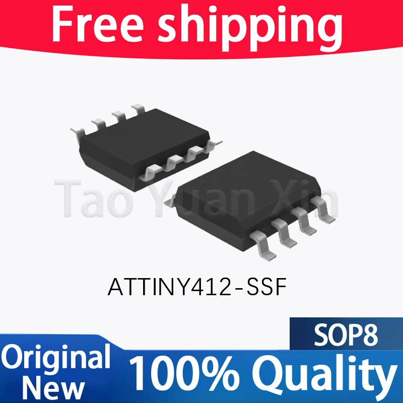 (5-10piece）100% New ATTINY412-SSNR ATTINY412-N ATTINY412 TINY412 sop-8  Chipset