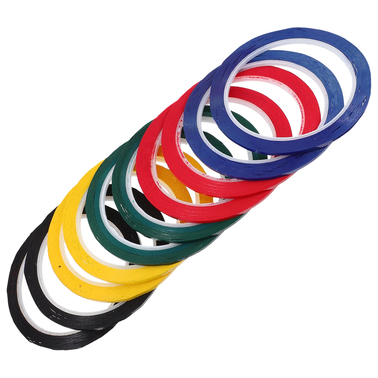 10 Pcs Color Marking Line Desktop Positioning Tape Whiteboard Scribe Seamless Warning Segment No Trace