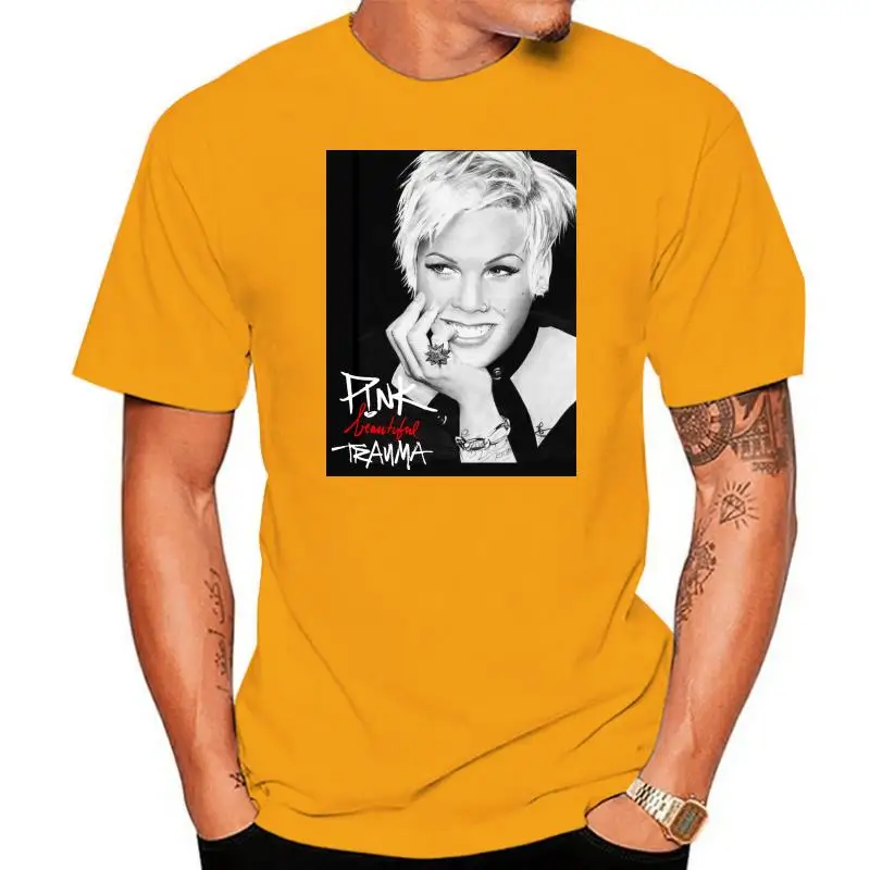 

Pink Beautiful Trauma T-Shirt Alecia Moore Singer Unisex Adults Tee Top