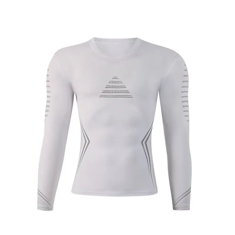 

2025 New Ski Speed Drying Clothes for Men and Women with Warm Function Underwear Outdoor Compression Clothes Running Sweat wicki