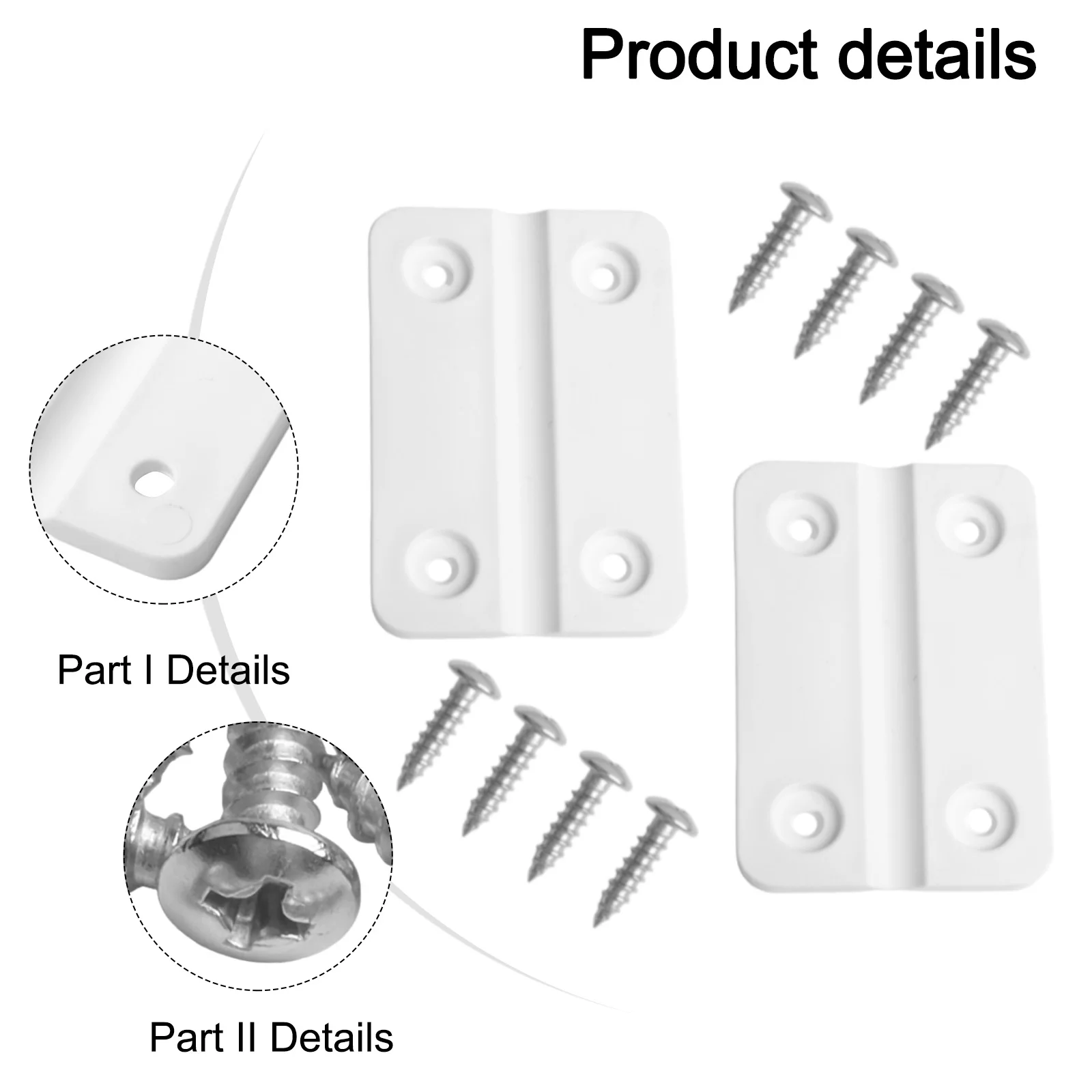 2pcs Replacement Hinges With 8pcs Stainless Screws Parts Kit For Igloo Coolers Home Improvement DIY Supplies And Accessories