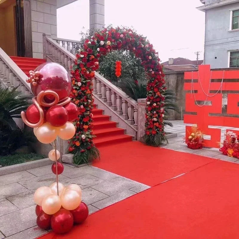 Karpet Pernikahan Indah, Karpet Merangkak Slip Kelas Atas, Pernikahan, Perayaan Sekali Pakai, Pembukaan, Koridor, Pintu Masuk Tangga