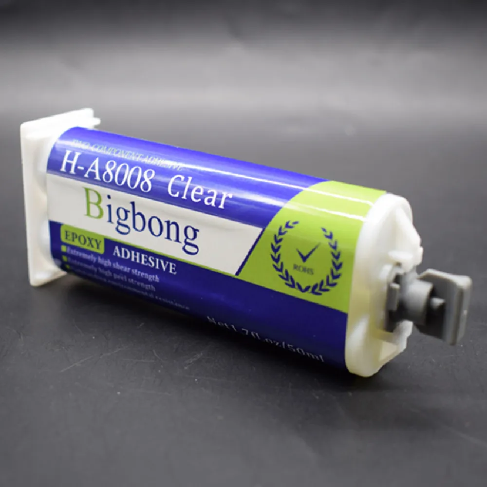 Bigbong Starker Epoxidkleber Klarer Dichtstoff AB-Kleber 50ml 1:1 Flüssiger Klebstoff 5 Minuten Transparentes Epoxidharz 2-Komponenten-Superklebstoff – Detail 8