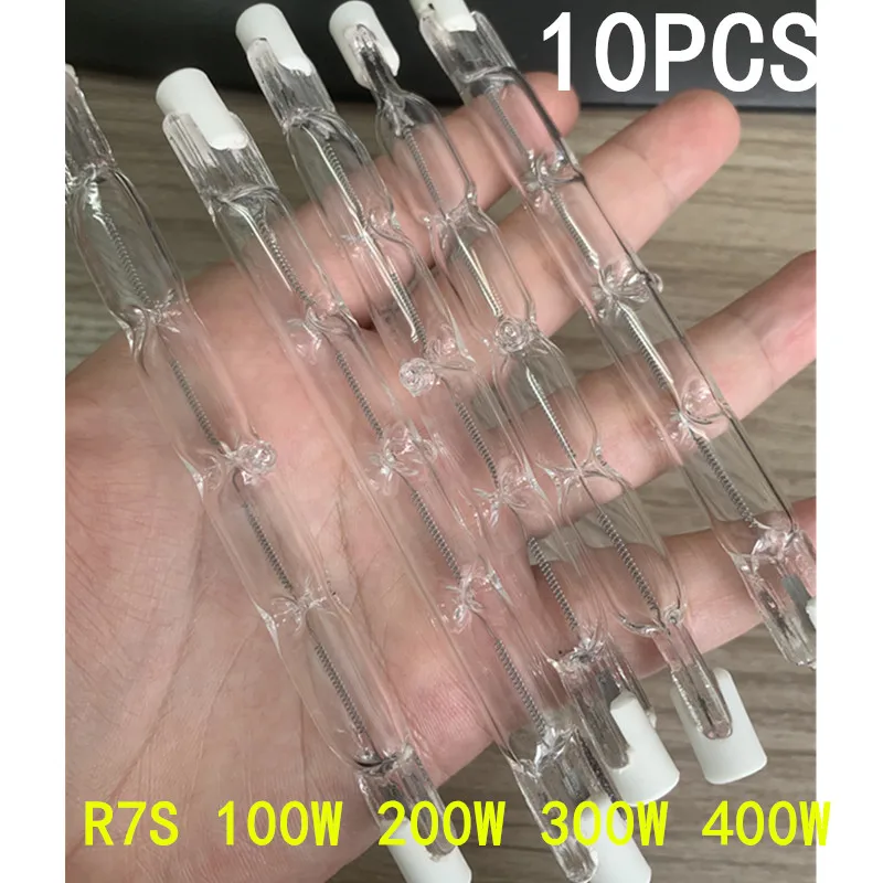 Bulk Pack R7S J118mm Halogen Lamp Double-Ended Linear Light Bulb 100W-400W Options 5/10/20/50PCS Household Lighting