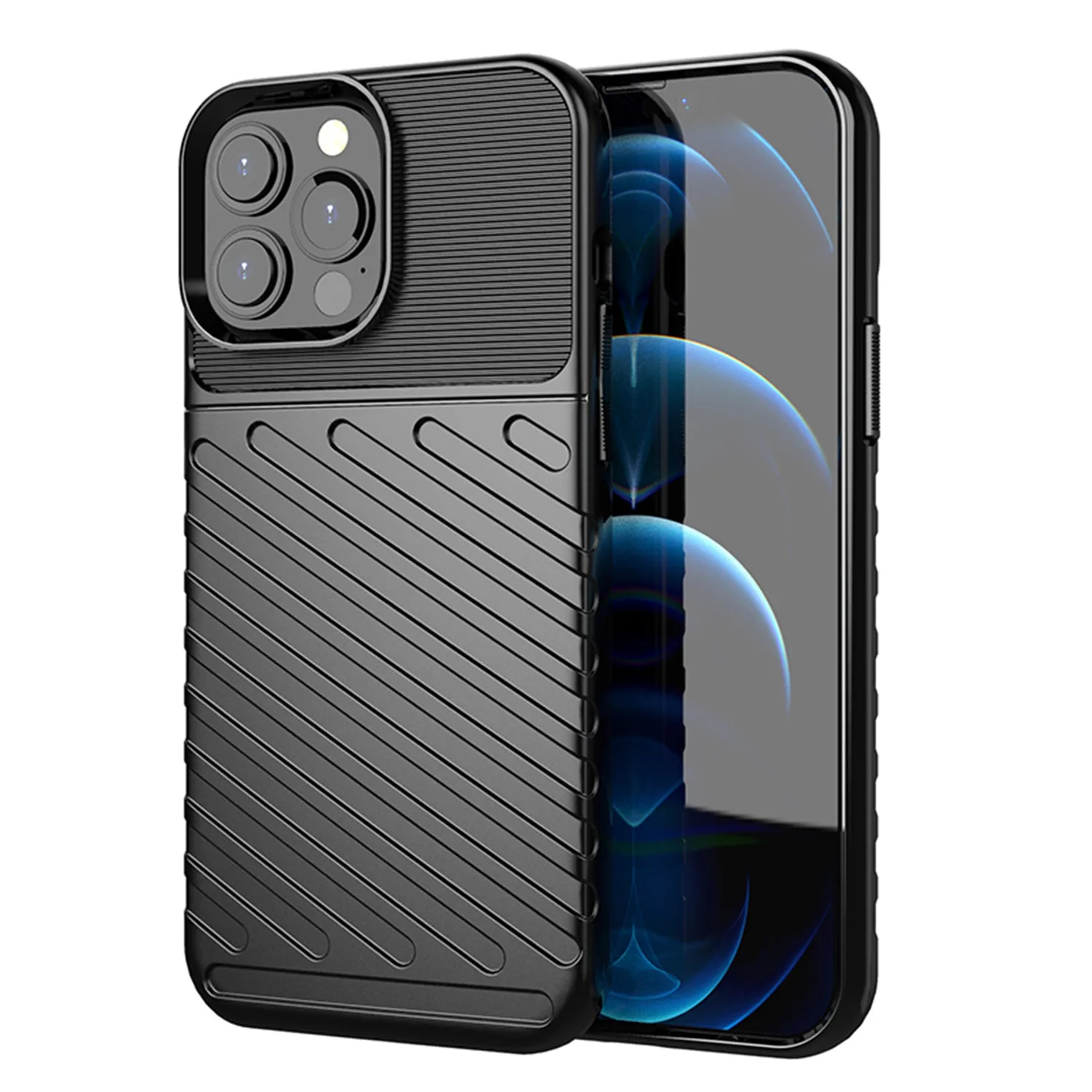 Luxury Case For iPhone 12pro Max 12 13 mini 14 15 Plus 14+ Soft Thunder Case for iphone 15pro max 15+ 14 pro Silicone Back Cover