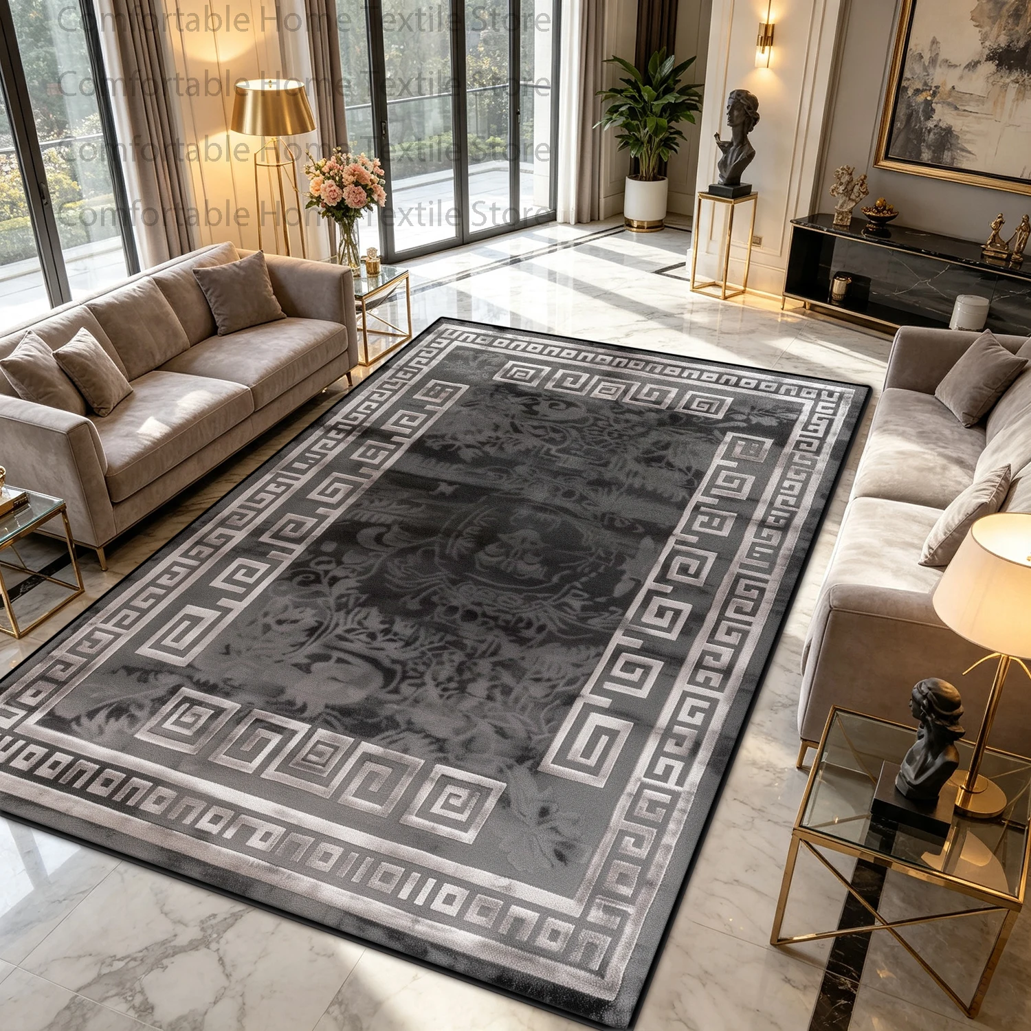Home Decor Lighting Wholesale - Tapis de salon rétro à motif