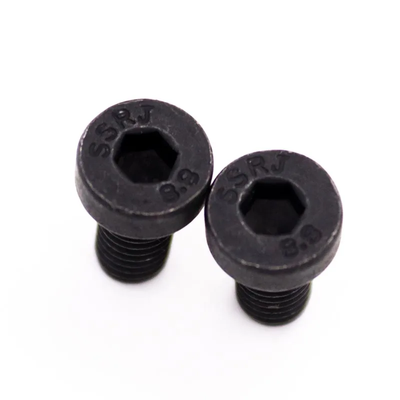 10pcs M4 M5 M6 Grade 8.8 steel Black DIN7984 Hex Hexagon Socket Thin Low Short Profile Head Allen Cap Screw Bolt L=6-50mm