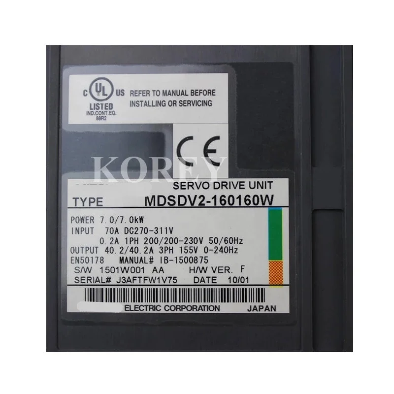 Unité de servomoteur MDSDV2- 160160 W MDSD2V2- 160160 W Spot