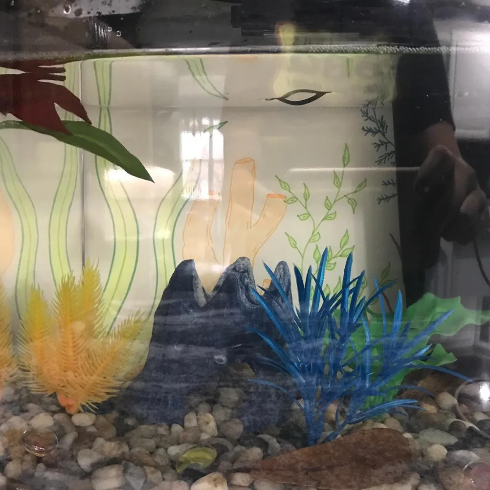 Fish Tank Aquarium Artificial Leaf Water Plant Ornament Decoration Natural Look No Light Co2 Needed High Simulation