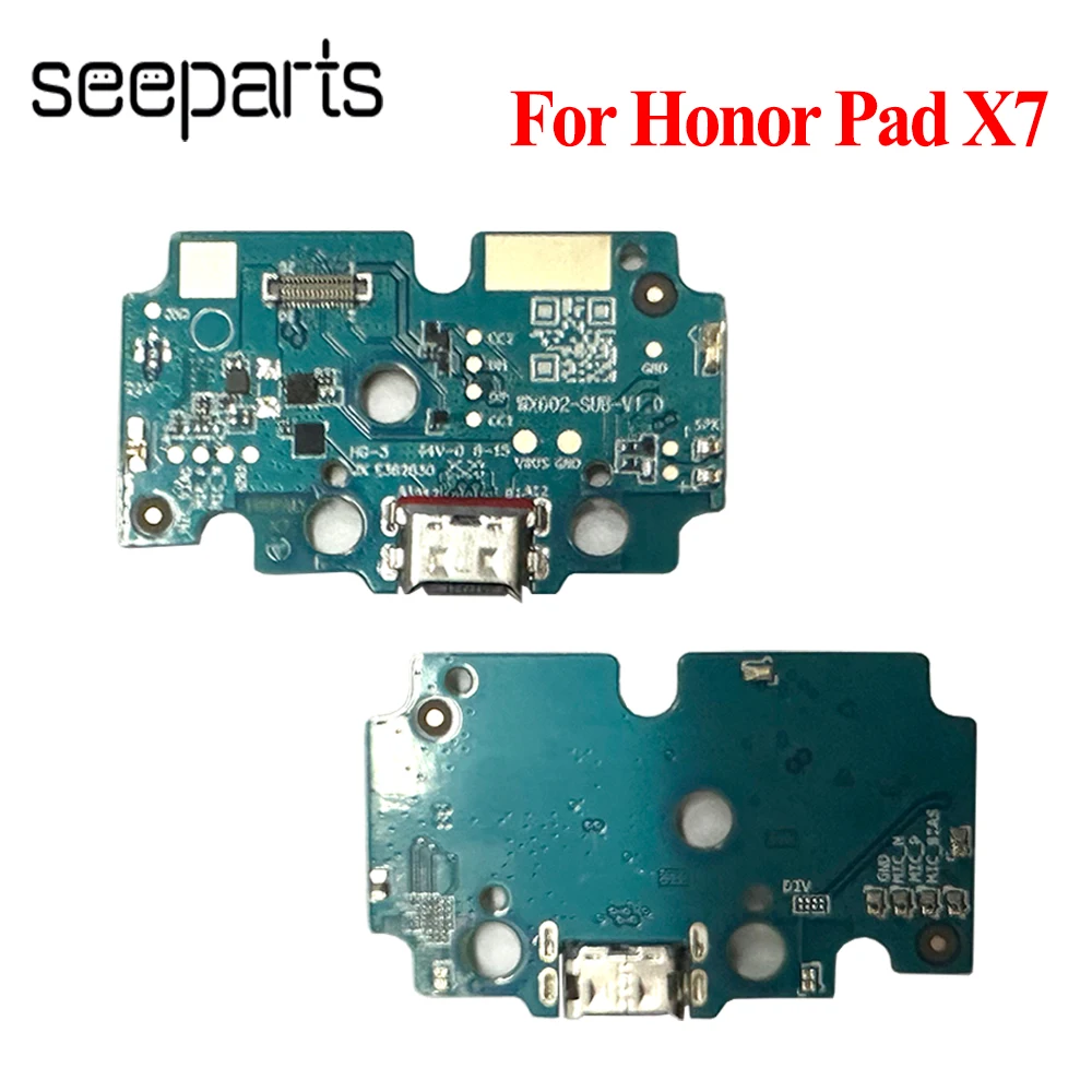 For Honor Pad X7 USB Charging Port Flex Cable For JMS-W09 Charger Port Dock Plug Connect Board Replace Parts