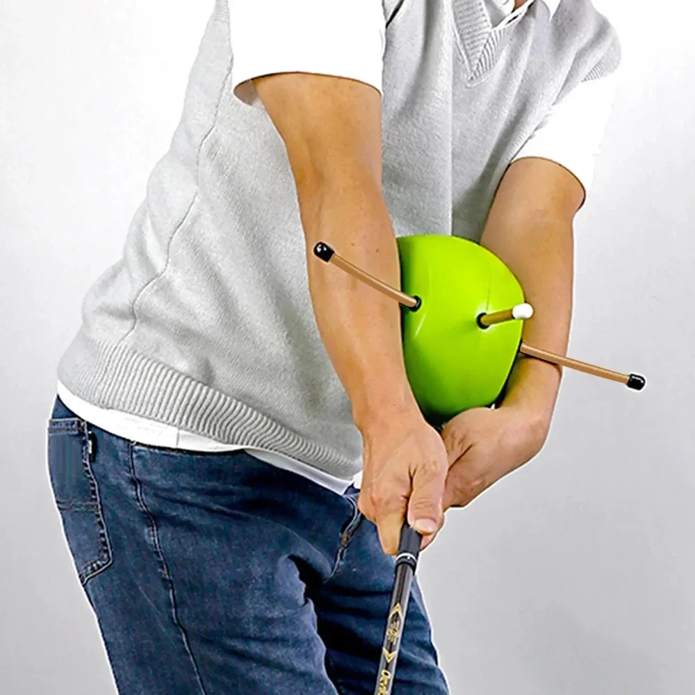 

Golf Swing Connector Trainer - Posture Correction System for "Chicken Wing" Fix, Arm Connection Ball for Chip Shots&Full Swings​