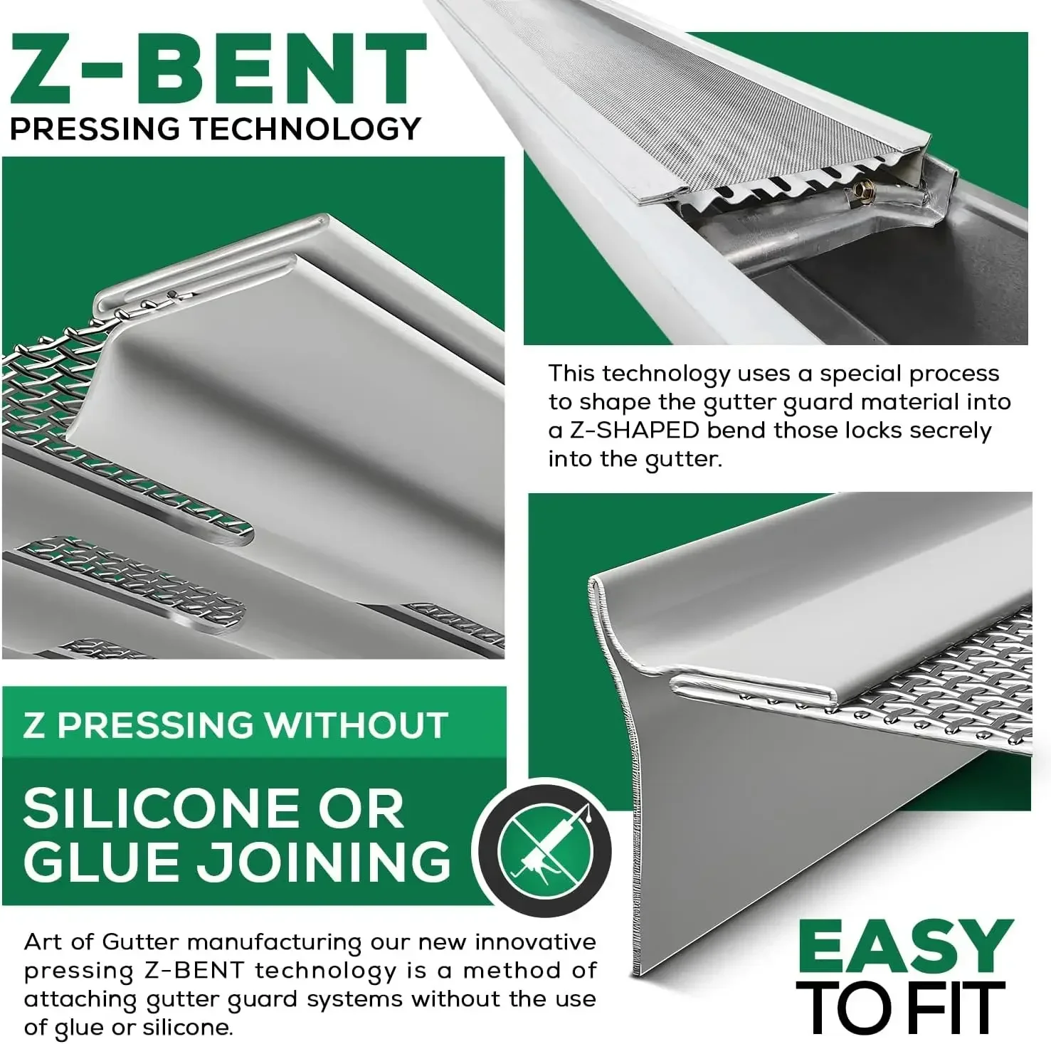 DIY 5”Leaf Protection|48 Feet|Stainless Steel mesh|White Aluminum Gutter Covers|Contractor Grade|Gutter Guard from Manufacturer|