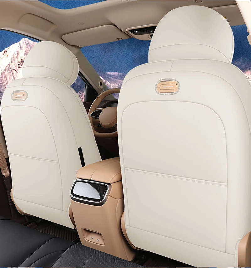 Maßgefertigte Auto-Zubehörteile Sitzbezüge Komplettset Kunstleder Speziell für Aito M7 2022-2024 für Huawei AITO M7 5 6 Sitze – Detail 24