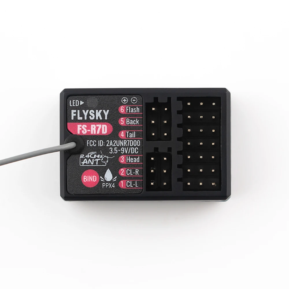 FLYSKY R7D 7-channel light set receiver is applicable to FS-G7P G7P 2.4G wireless remote control