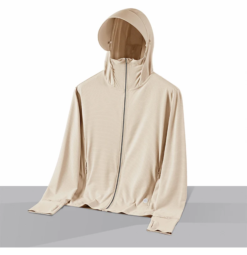  Sommer Dünne Paar Sport Freizeit Sonnenschutz Kleidung Komfortable Hohe Qualität Eis Seide Atmungsaktive Outdoor UV Schutz Mantel – Detail 19