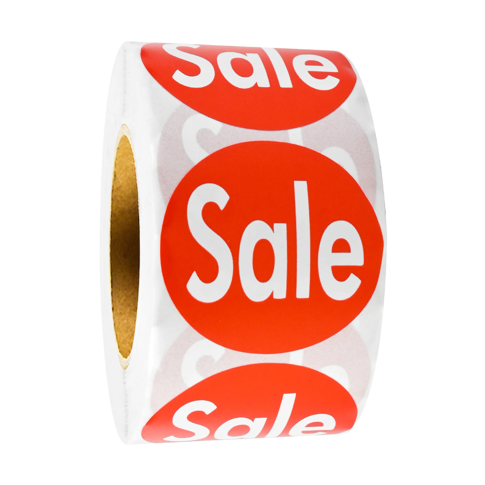500Pcs 1.5In/3.8Cm Round Red Product Price Tag Stickers, Price Tag Discount Stickers, Convenience Store Supermarket Discount Labels
