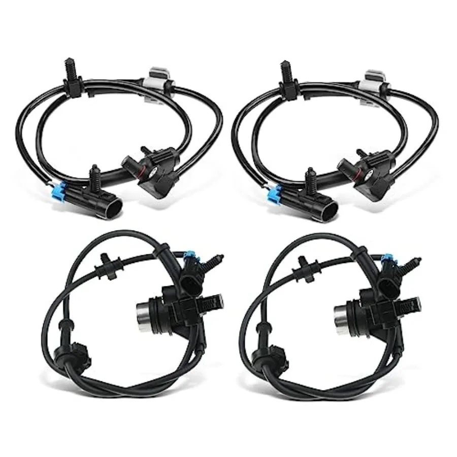 

Front and Rear ABS Wheel Speed Sensor Compatible with Chevrolet and GMC and Cadillac Models - Yukon Yukon XL 1500 Avalanche 150