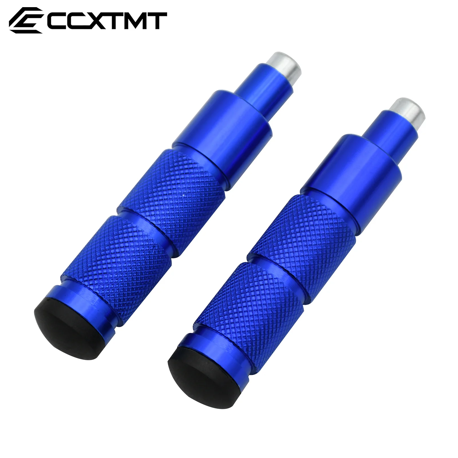 Universal CNC Aluminum M8 Motorcycle Bike ATV Scooter Dirt Bike Footrests Foot Pegs Pedals For Yamaha Honda Kawasaki KTM Suzuki