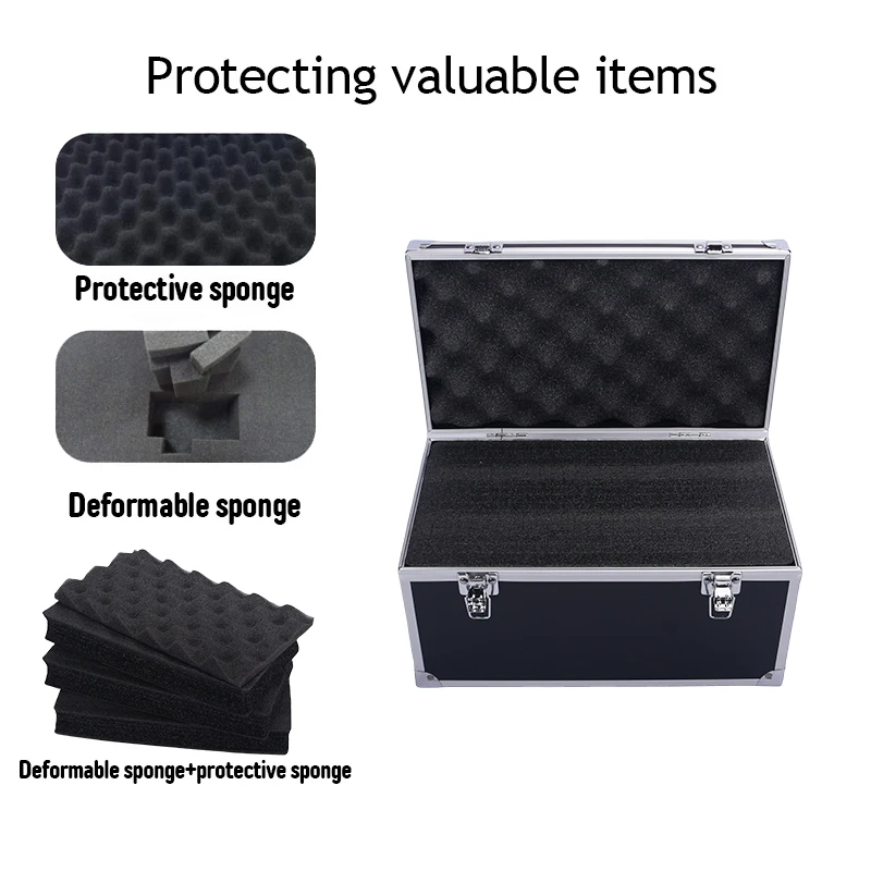 Aluminum alloy Tool Case Outdoor Vehicle Kit Box Portable Safety Equipment instrument Case Suitcase Outdoor Safety Equipment