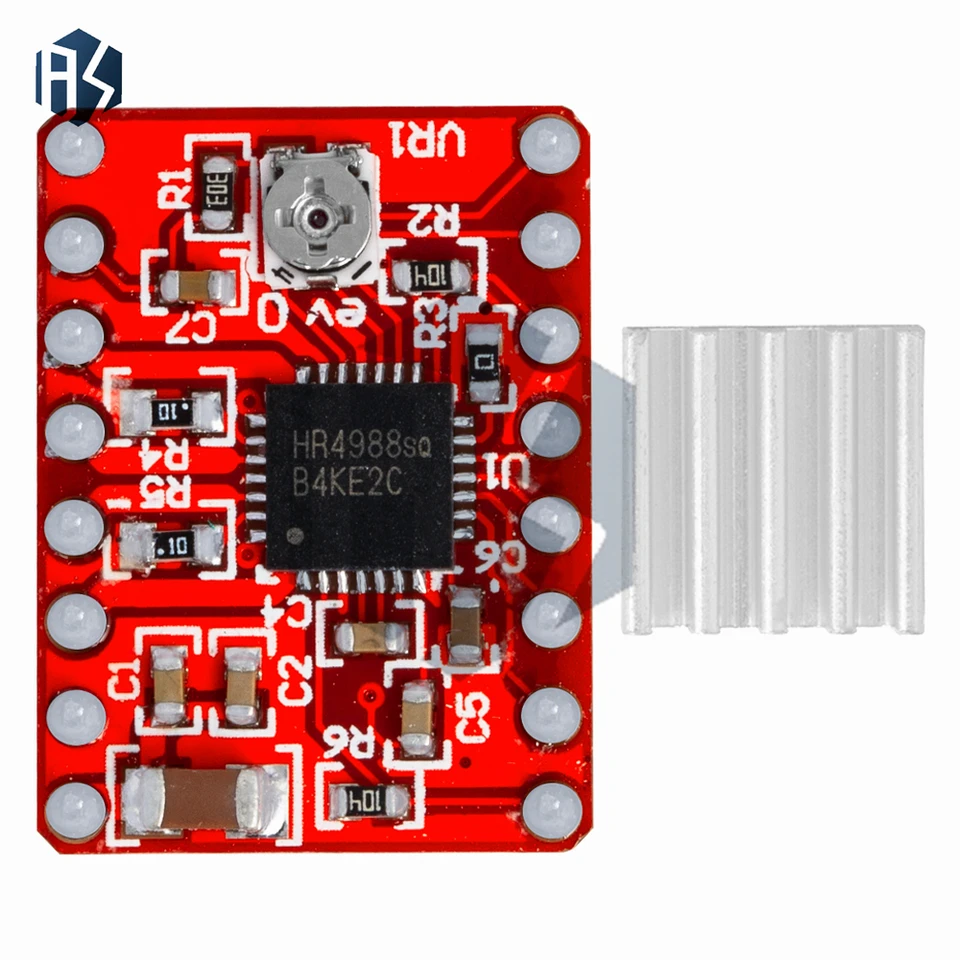 Laser Engraver Kit AZDelivery CNC Shield V3.0 Expansion Board Bundle, 4PCS A4988 Stepper Motor Drivers With 4PCS Heatsink Kits Compatible With Arduino, 3D Printer Including E-Book 42BYGH23 A 21dh Datasheet