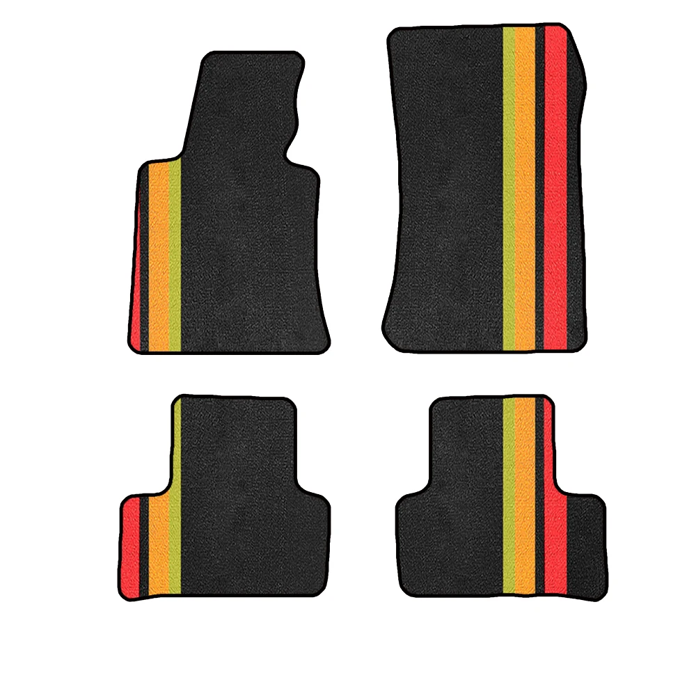 メルセデスベンツ-glk-x204-2008-2015-車専用マットフロアマット防水ノンスリップカーマットボタン付きカーアクセサリー