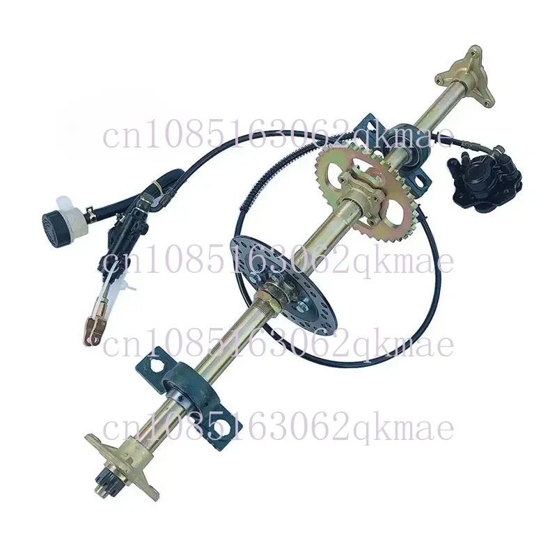 

Four-wheel ATV Combing Accessories, Modified Rear Axle Hand and Foot Disc Brake Assembly, Rear Axle Flange with Plate