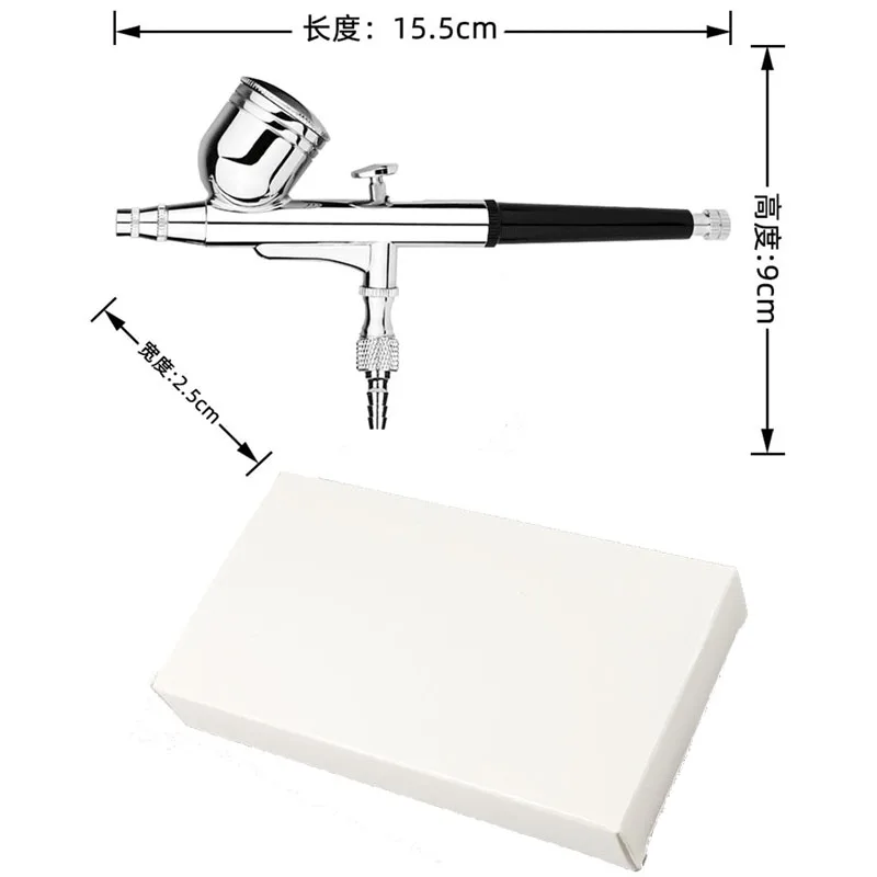 Mini aérographe à double action, pistolet de pulvérisation pour ongles, ensemble de peinture de maquillage, tatouage du visage, beauté, jet d'encre, réparation de voiture, outil de bricolage