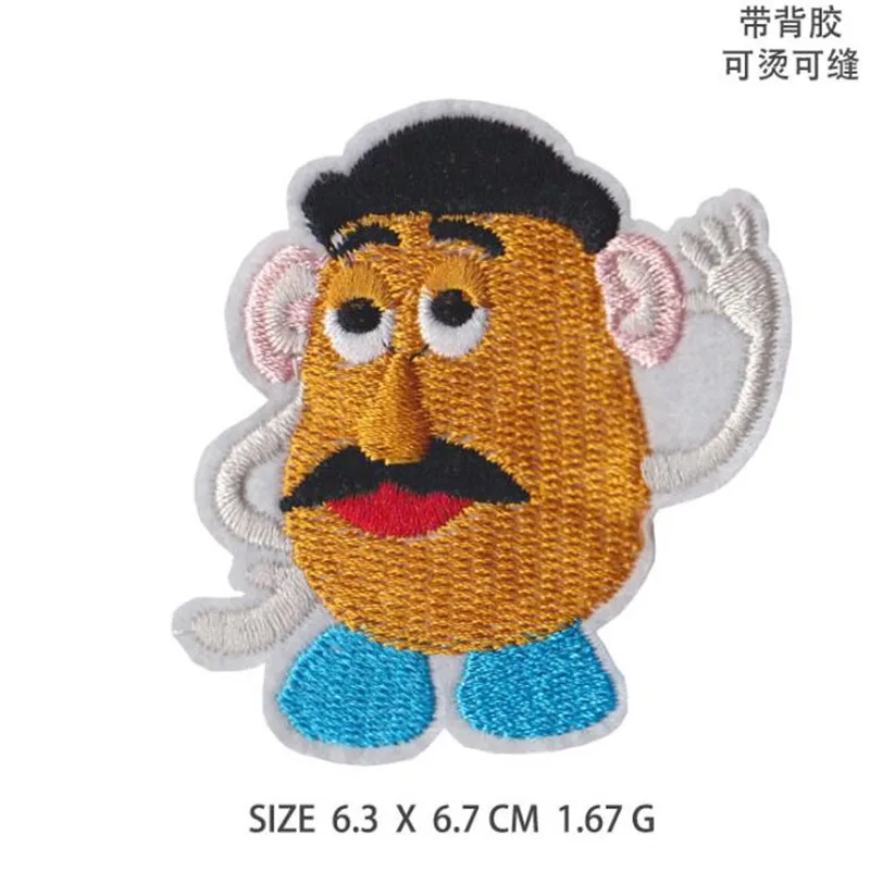 Toy Story Woody Buzz Lightyear Embroidered Patches For Clothing Thermoadhesive Patches Cartoon Badges Iron On Clothes DIY