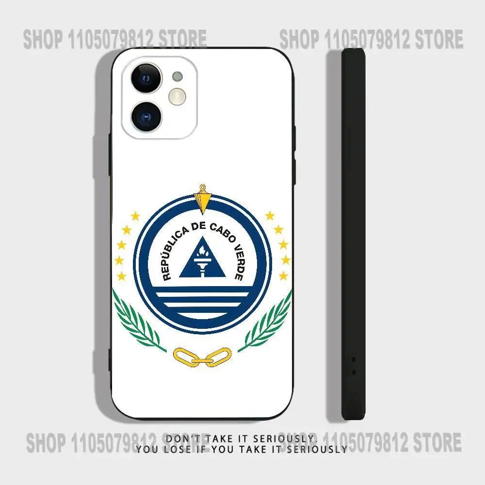 حافظة هاتف كيب فيردي لهاتف آيفون 17 16,15,14,13,12,11,Pro,XS,Max,XR,Plus,Mini Soft سيليكون أسود مقاوم للصدمات #5