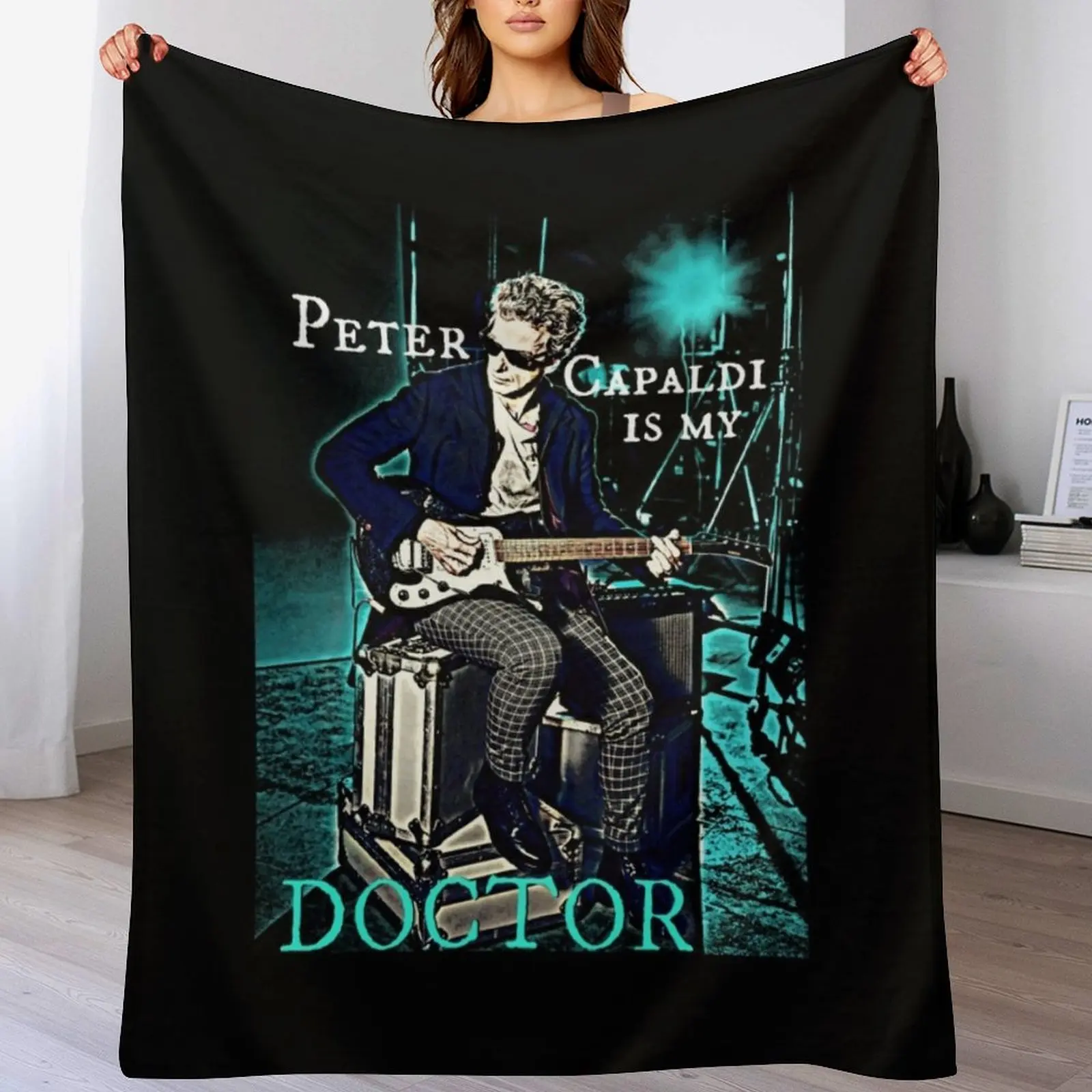 

Peter Capaldi is My Doctor 73 T-Shirts Gift For Fans, For Men and Women, Gift Mother Day, Father Day Throw Blanket