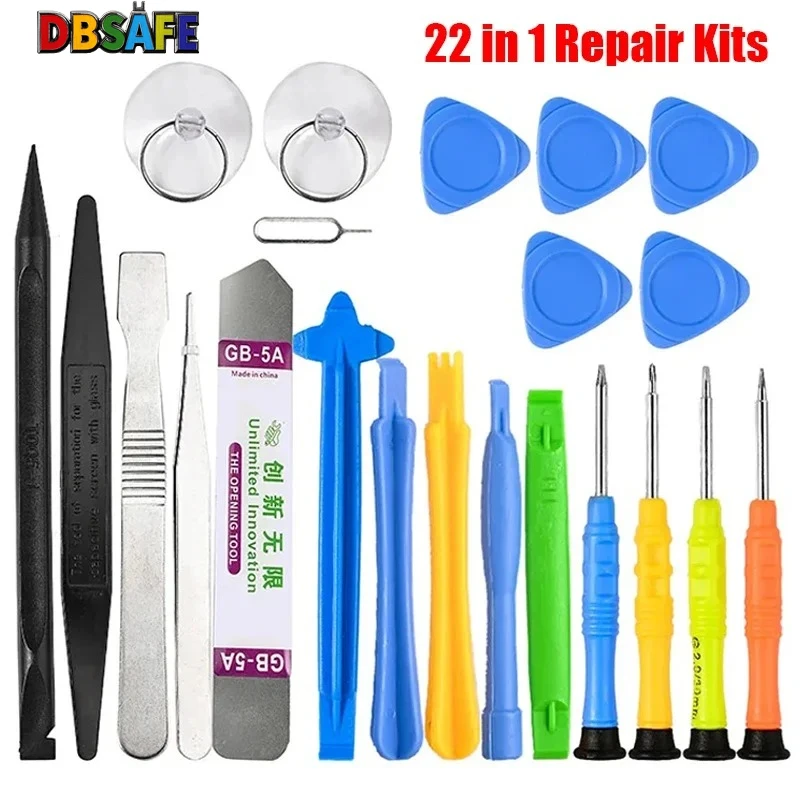 22 in 1 Mobile Phone Repair Tool Kit - Multi-Function Disassemble Set with Anti-Skid Screwdriver for iPhone