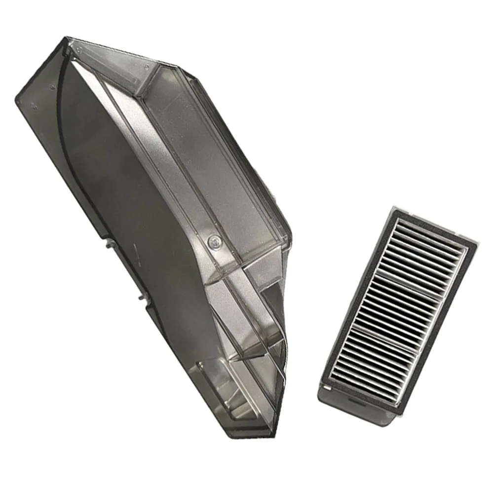 2pcs Dustbin With Filter For Dreame S50 Pro Mix Ultra Robot Vacuum Cleaner Replacement Part Washable Garbage Container