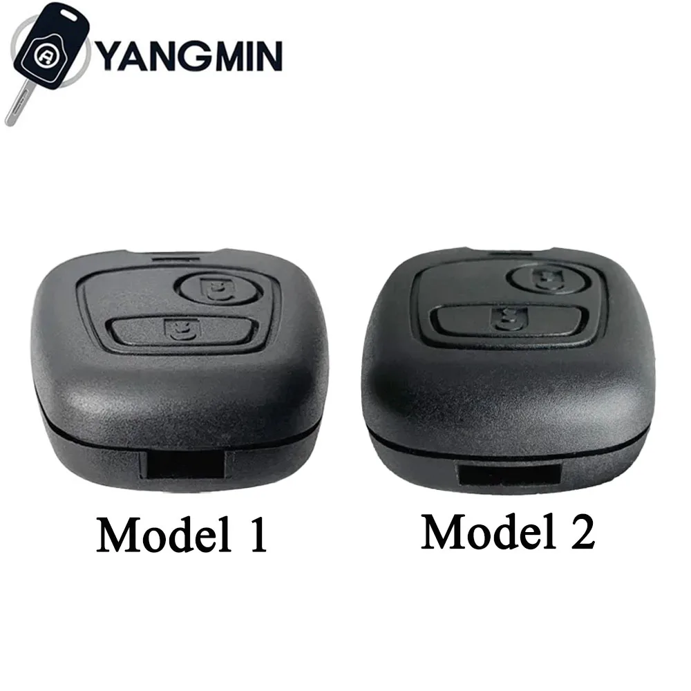 المفتاح الموسيقي بيجو استبدال مفتاح السيارة قذيفة غطاء ل كسارا بيكاسو صندوق لسيتروين C1 C2 C3 C4 لبيجو 206 207 307 408 607 #2