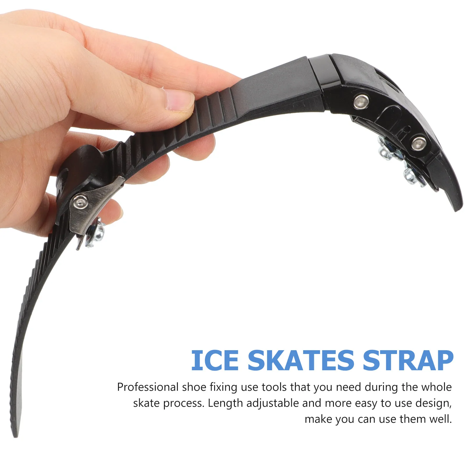 

2pcs Strap Durable Skate Buckle Strap Adjustable Replacement for Skating Shoes Roller Skate Accessories Plastic