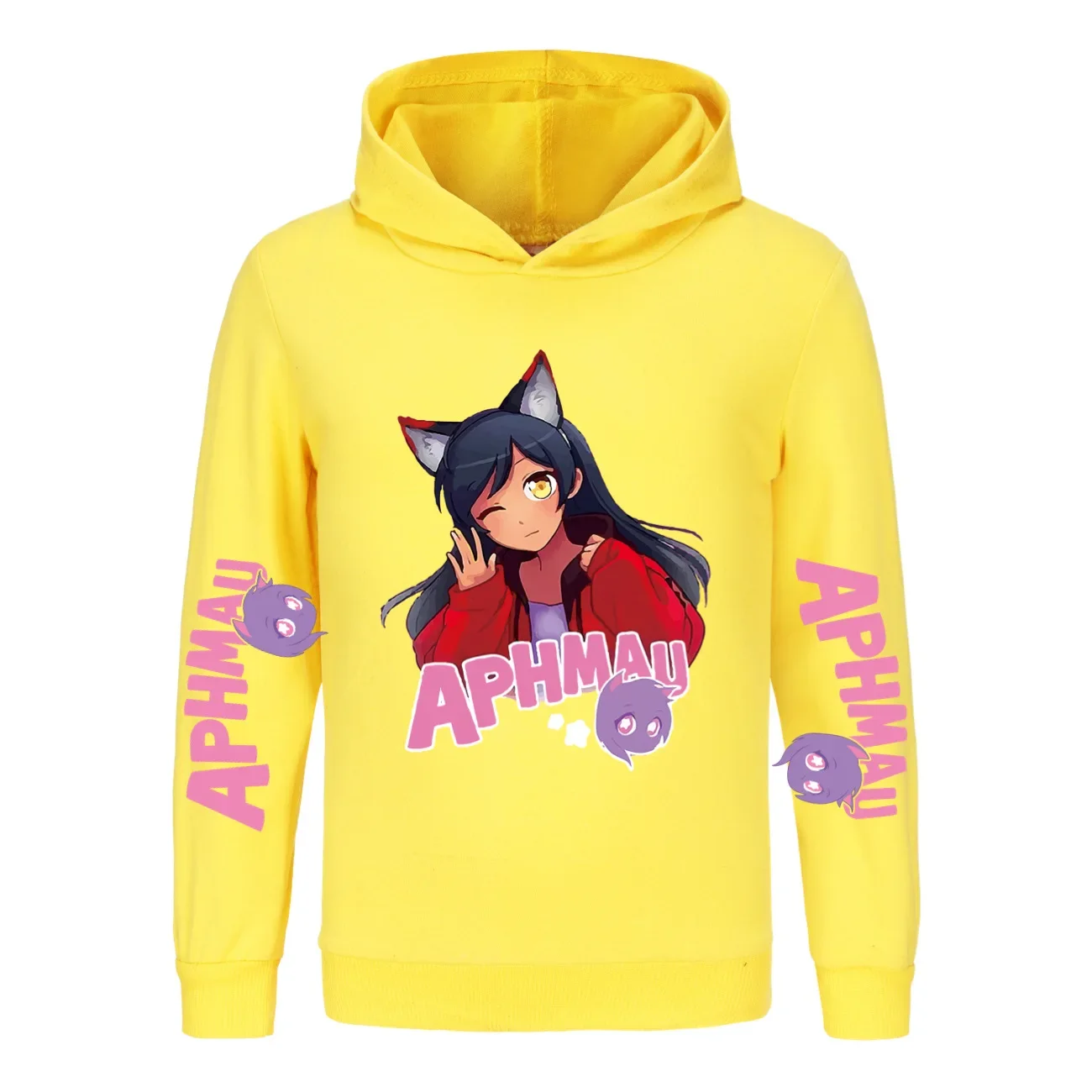 Anime Aphmau Merch Hoodies Kids Lycan Aaron Clothes Baby Girls Hooded Sweatshirts Toddler Boys Pullover Coats Children Clothing