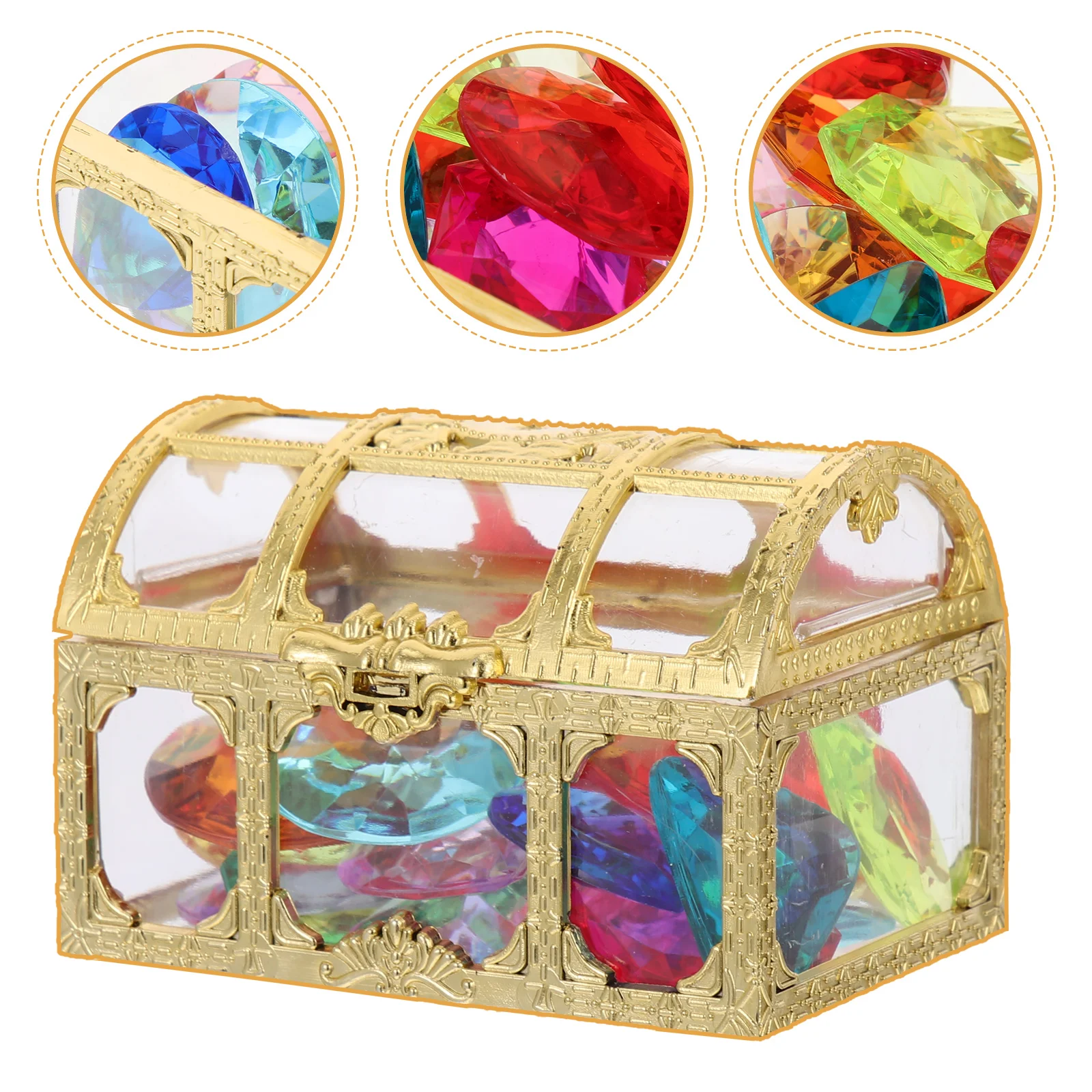 Girls Girls Toys Treasure Pirate Pool Chests S Box Divingdiamond Swimming Kids Jewels Dive Diamonds Favors Party Set For