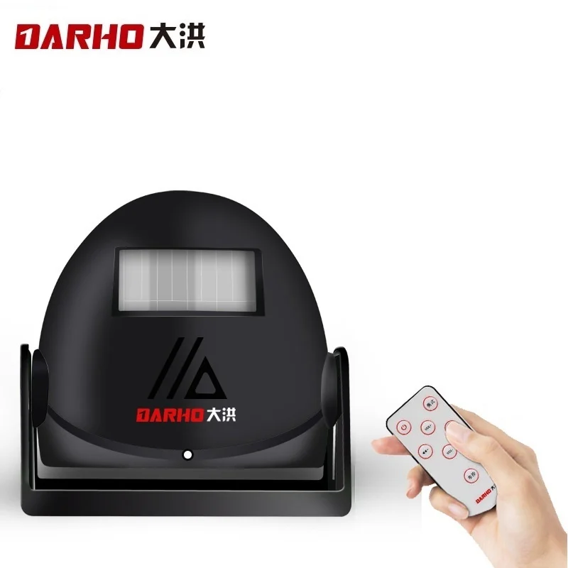 Darho Wireless Music Door Bell Guest Welcome Chime Alarm PIR Motion Sensor For Shop Entry Security Infrared Detector Doorbell