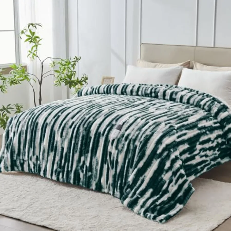 

Электрическое одеяло с подогревом (полный размер) - 183x213 см, быстрый нагрев, 6 уровней нагрева, автоматическое отключение через 10 часов, мягкое, с рельефной текстурой из искусственного флиса