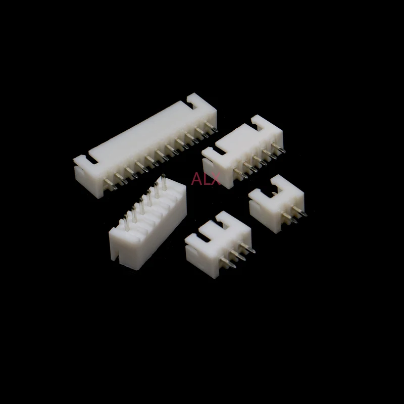 20/50szt XH2.54 Złącze 2.54MM Męskie złącze pinowe 2P/3P/4P/5P/6P/7P/8P/9P/10P/11P/12P Prosta igła do płytki drukowanej XH — zdjęcie 5