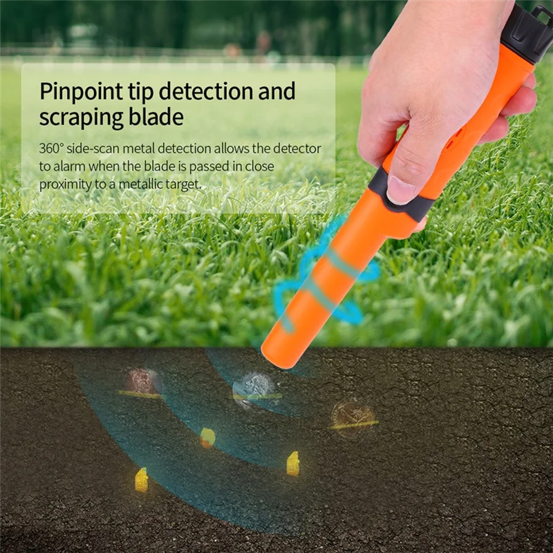 ABSY Metal Detector Asta di posizionamento completamente impermeabile 360 °   Rilevamento a tutto tondo Posizionamento subacqueo completamente impermeabile da 10 metri