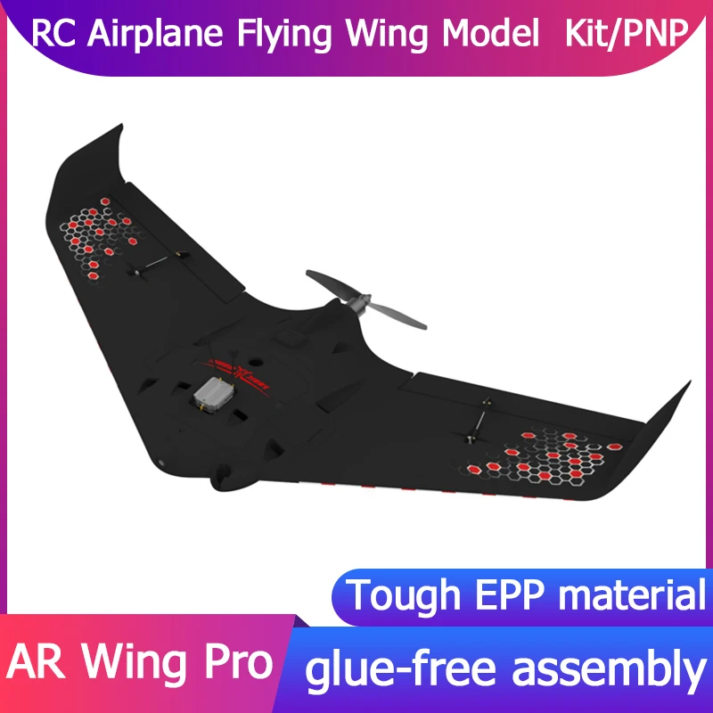 Beginner Electric Sonicmodell AR Wing Pro RC Airplane Drone 1000mm Wingspan EPP FPV Flying Wing Model Building KIT/PNP Version